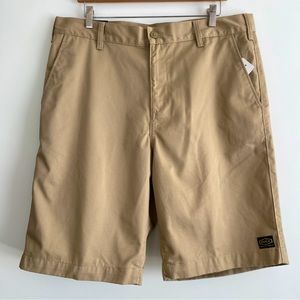 RVCA Shorts, khaki, NWT, sz 36